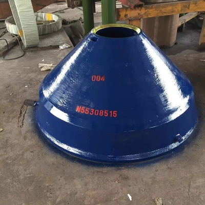 Blaue konkave hohe Mangan-Zerkleinerungsmaschinen-Ersatzteile des Umhang-Mn13Cr2