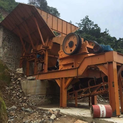 Hochleistungsmaschinen-Granit-Kalkstein-Zerquetschung des Backenbrecher-92000kgs